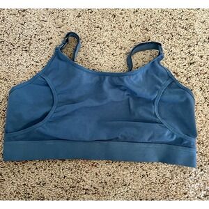 Momcozy Womens Size XL Blue Wireless‎ Hands Free Pumping Nursing Bra